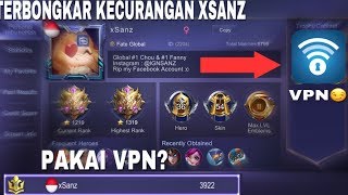 TERBONGKAR RAHASIA KECURANGAN XSanz TOP 1 GLOBAL FANNY  MOBILE LEGENDS INDONESIA [upl. by Klingel]