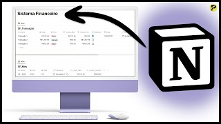 Como Criar um Sistema Financeiro no Notion Parte 1 [upl. by Oderfigis]