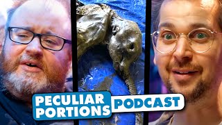 Man Finds Intact Woolly Mammoth  Peculiar Portions Podcast 62 [upl. by Yroger]