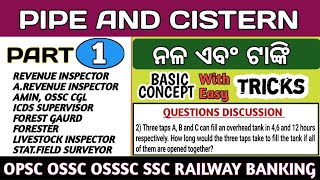 II Pipe and Cistern II Part1 II Basic Concept II RI ARI AMIN SFS ICDS FG LI CGL ASO II By KK Sir II [upl. by Davison]