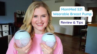 MomMed S21 Wearable Breast Pump Review amp Tips [upl. by Eirrotal]