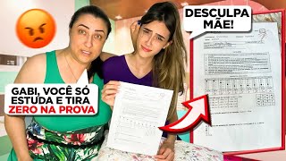 MINHA MÃE REAGINDO AS MINHAS NOTAS DAS PROVAS FINAIS 2022  vou reprovar de ano [upl. by Camilla748]