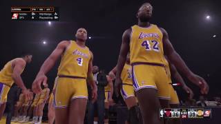 Match NBA 2K 16  Bulls 9596 vs Lakers 8687 [upl. by Itirahc]