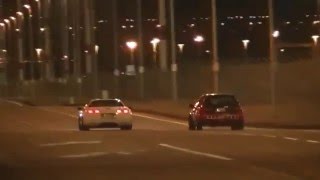 C5 Corvette vs Turbo Civic Hatchback [upl. by Erle]