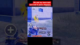 I survived in panic situation pubgmobile bgmishorts pubg youtubeshorts bgmi shorts [upl. by Maram]