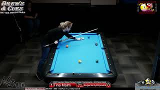 2022 Maryland State Womens 9 Ball Championship  Tina Malm vs Eugenia Gyftopoulos [upl. by Burney256]