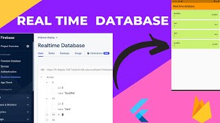 real time database firebase flutter  fetch Data From Firebase Realtime Database [upl. by Marcile]