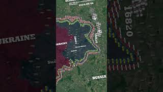 Ukraine Invasion of KurskКурск Everyday Aug 2024  Nov 2024  Animated Map [upl. by Aynatan414]