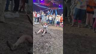 Bones goes for a Mud Slide at Music in the Park [upl. by Gathard]