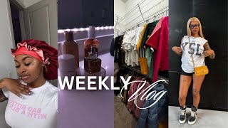 WEEKLY VLOG  fashionnova haul  cleaning my closet…AGAIN  solo date  trying collagen mask  etc [upl. by Kempe470]