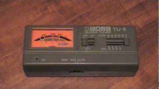 BOSS TU6 Guitar amp Bass Tuner [upl. by Baudin]