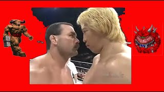 Don Frye vs Yoshihiro Takayama  When the doom music kicks in an MMA fight  Slayer Gates [upl. by Noxin969]