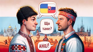 Slovak vs Ukrainian  Can they understand each other [upl. by Jillane]