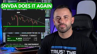 6800 Profit Trading The SAME NVDA LEVEL  Rinse amp Repeat [upl. by Arratahs411]