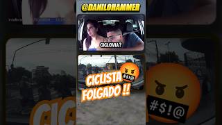 MOTORISTA vs CICLISTA 😂 shorts shortsvideo uberdriver 99pop viralvideo news fyp funnyshorts [upl. by Ardnaek]