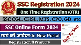 SSC New Website OTR Registration  How to Register SSC New Website  SSC Registration 2024  MTSCGL [upl. by Newra861]