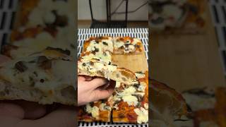 Pizza of the week mushroom pizza 🍄‍🟫🍕pizza mushroompizza asmrcooking pizzaoftheweek [upl. by Nasya]