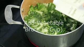 Creamed Bok Choy Vegan [upl. by Naillig]