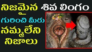 నిజమైన శివ లింగం గురించి నమ్మలేని నిజాలు  Real Meaning of Shivas Linga Symbol [upl. by Otanutrof794]