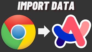 How to Import Data from Google Chrome to Arc Browser [upl. by Eesyak516]