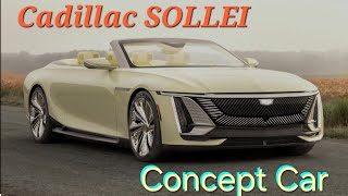 Cadillac unveils SOLLEI concept car New super luxury drop top caddy at Newport RI Concours 2024 [upl. by Esemaj]