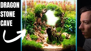 The Dragonstone Cave NEW Nano Setup For Rice Fish amp Shrimp Aquascape Tutorial [upl. by Herates]