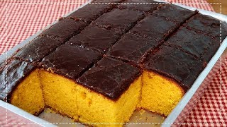 BOLO DE CENOURA FOFINHO E COM CASQUINHA DE CHOCOLATE [upl. by Derayne]