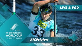 Kayak Finals  2023 ICF CanoeKayak Slalom World Cup La Seu dUrgell Spain [upl. by Avan591]