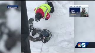 Stowe Mountain Resort Lift Evacuated [upl. by Anahsit831]