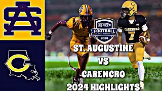 ST Augustine vs Carencro 2024  Louisiana High School Football LHSAA Div 15A [upl. by Enenstein678]