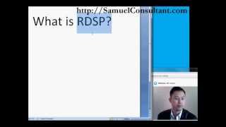 RDSP Series What is Registered Disability Savings Plan [upl. by Bromleigh]