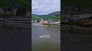 Cruising down the Moselle River in Germany 🇩🇪 ytshorts travel fyp germany boat [upl. by Aicre]