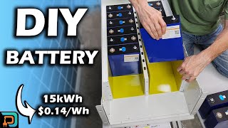 SAVE Thousands  Build your own home solar battery backup [upl. by Euqinor]