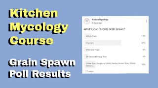 Mushroom Grain Spawn Poll Results [upl. by Ludie318]