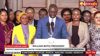 COUNTRYWIDE ANTIFEMICIDE CAMPAIGN AS PRESIDENT RUTO ANNOUNCES 16DAYS OF ACTIVISM [upl. by Darryl]