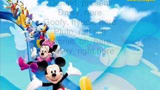 Mickey Mouse Clubhouse Theme Song Lyrics [upl. by Enimassej]