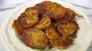 HOW TO MAKE THE TIKTOK VIRAL PARMESAN CRUSTED POTATOES RECIPE [upl. by Nevs]