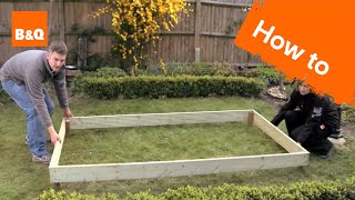 How to build a raised bed [upl. by Suiddaht]