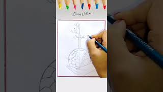 Environment Day Drawing How to Draw World Environment Day Poster shorts [upl. by Hyacinthia472]