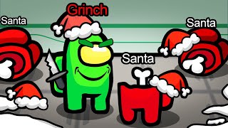 SANTA vs THE GRINCH In AMONG US [upl. by Labanna900]