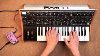 Moog Subsequent 37  Chase Bliss Mood MK2  Randomised Arpeggios [upl. by Lurie]