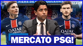 🚨MERCATO PSG DÉCISION FINALE POUR KVARATSKHEILA ET JULIAN ALVAREZ  ACTUALITÉS DU PSG FOOTBALL [upl. by Branscum543]