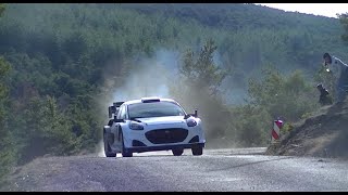 Test Flat Out Adrien Fourmaux Rallye Monte Carlo 2024 [upl. by Niknar]