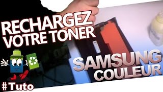 TONER Samsung couleur Comment les Recharger Facilement [upl. by Aloek529]