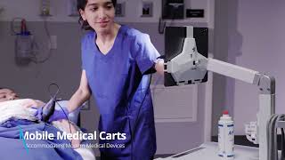 Medical Device  Ultrasound Cart Video [upl. by Willett]