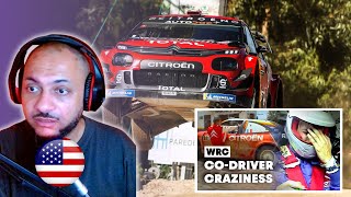 AMERICAN REACT TO  Why Do Rally Drivers Need CoDrivers  WRC 2019 [upl. by Eleph218]