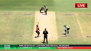 Melbourne Stars vs Melbourne Renegades 27th T20I  Live Match Today Cricket Commentary [upl. by Anaek]