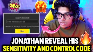 Jonathan Reveal His Sensitivity amp Control Code 😱🔥 [upl. by Ttirrej]