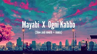 Mayabi X Ogni kabbo  Slow and reverb  remix  মায়াবী X অগ্নি কাব্য [upl. by Ardiek]