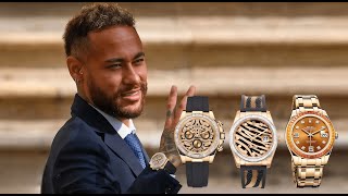 Neymars Top 5 Most Expensive Watches  Neymars Multi Million Dollar Watch Collection EXPOSED [upl. by Aneert]